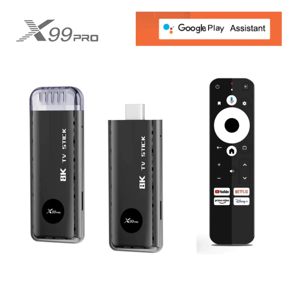 TV Stick X99 Pro 4K Android 11 WiFi 5G C