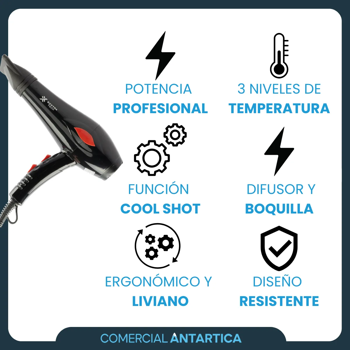 Secador De Pelo 2500W NE